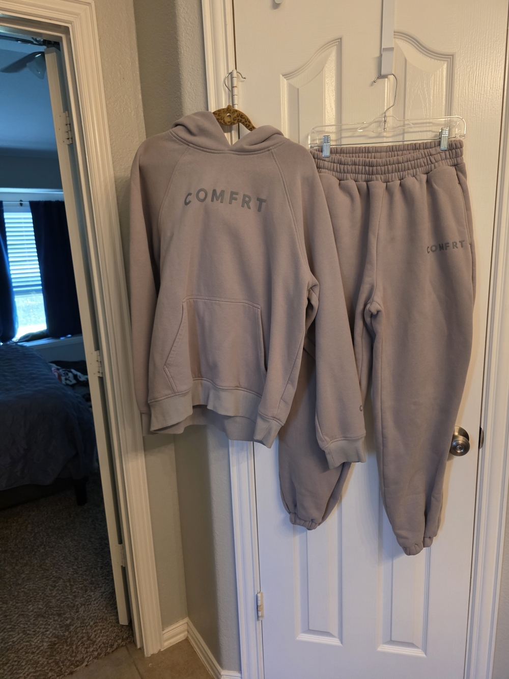 Comfort Adult Hoodie & Joggers Set - Taupe